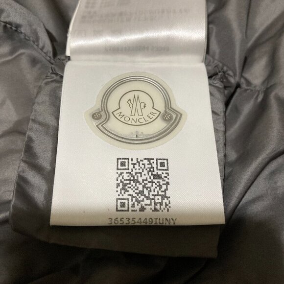Moncler Women's Size 2 Agatelon Zipped Quilted Puffer Coat Silver Grey - Picture 12 of 16